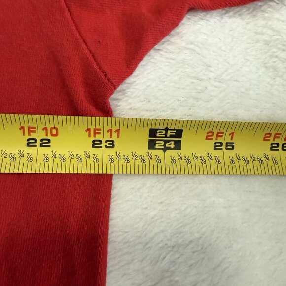 Disney Mickey Mouse Shirt Men Women Red OSFA Single Stitch USA Vintage 90s - Picture 5 of 6